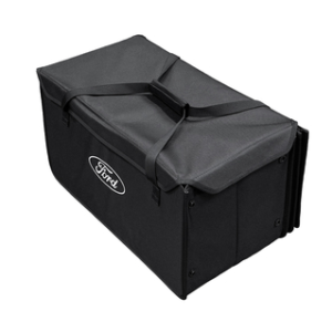 Organizator za tovor zložljiv, črna tkanina, z belim Fordovim ovalom na obeh straneh